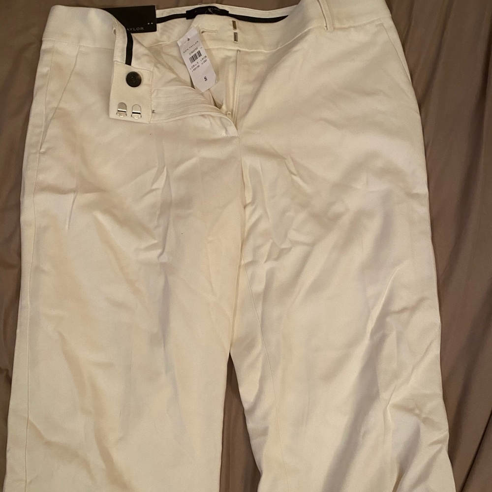 Ann Taylor White Slacks